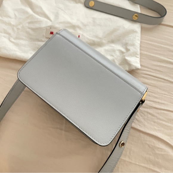 Marni Trunk Mini Crossbody Bag - Light Grey - Picture 3 of 7